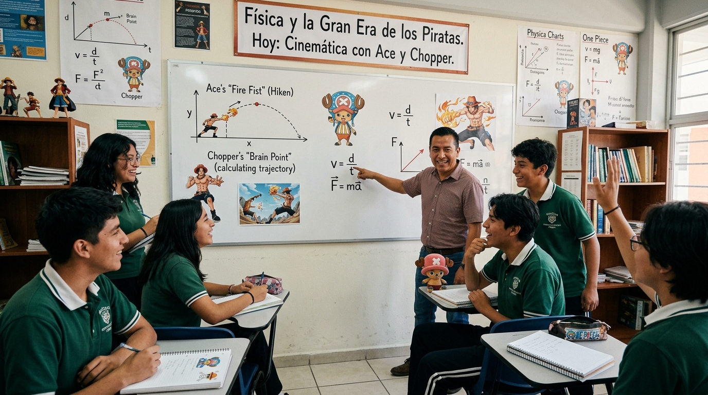 Ce prof de physique a dĂ©cidĂ© dâutiliser One Piece pour motiver ses Ă©lĂšves⊠et ça marche