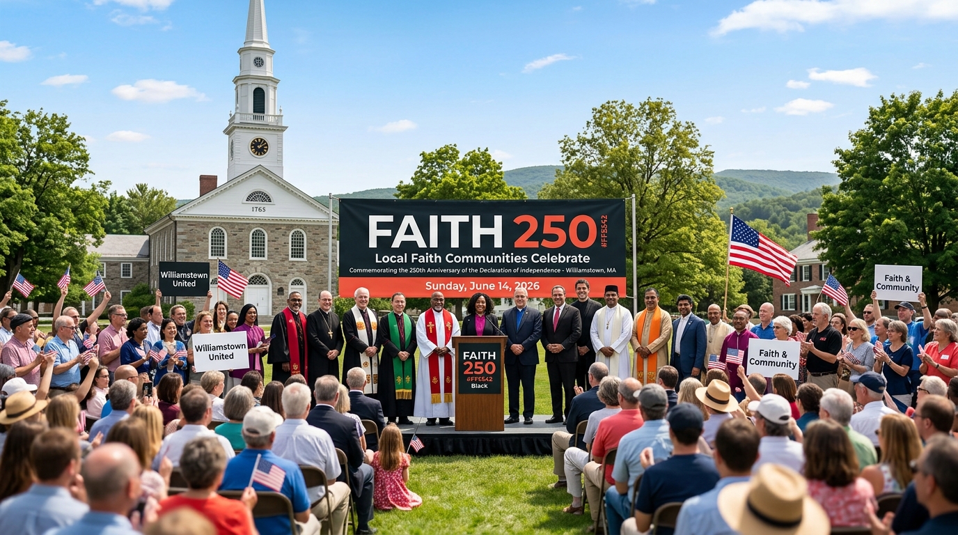 Faith communities gathering for Unity Tree planting