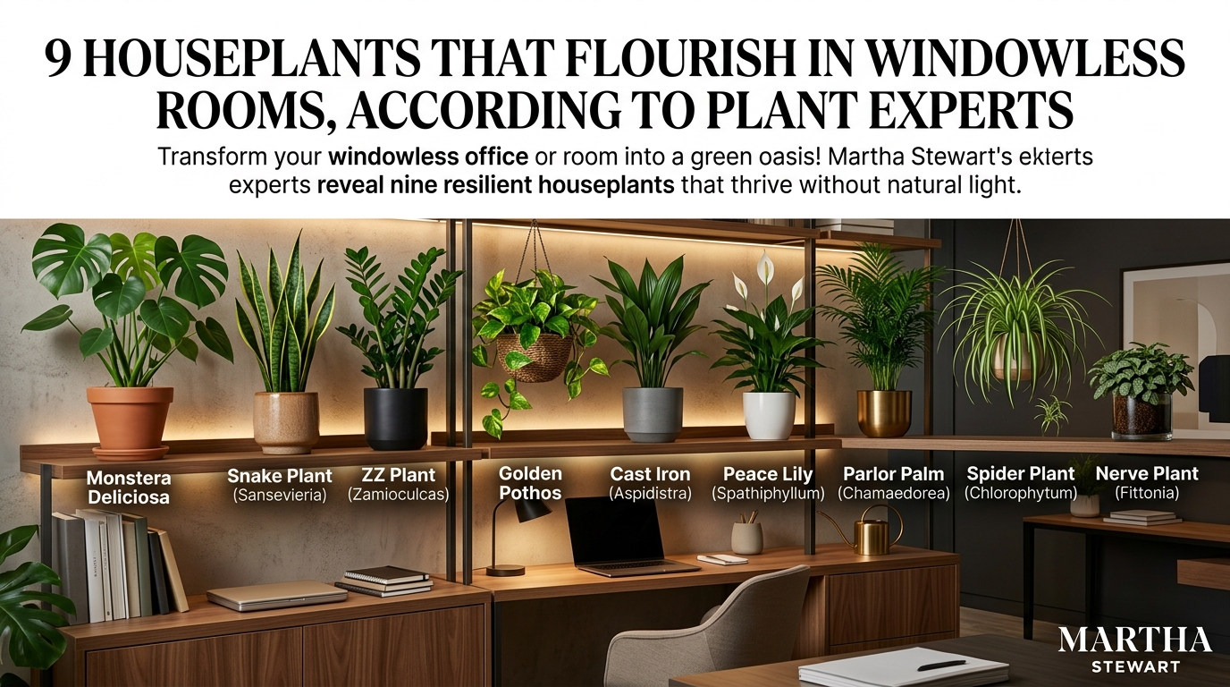 Best houseplants for dark rooms