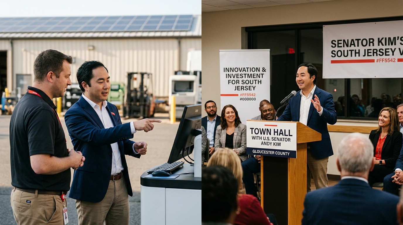 Senator Kim’s South Jersey Visits Focus on Innovation and Investment with a Logan Township Town Hall to End Trip