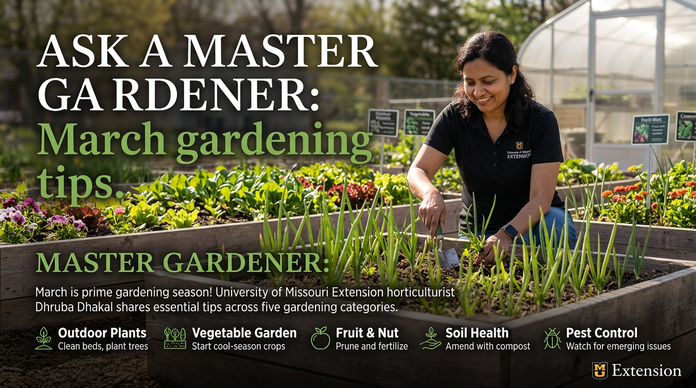 ASK A MASTER GARDENER: March Gardening Tips