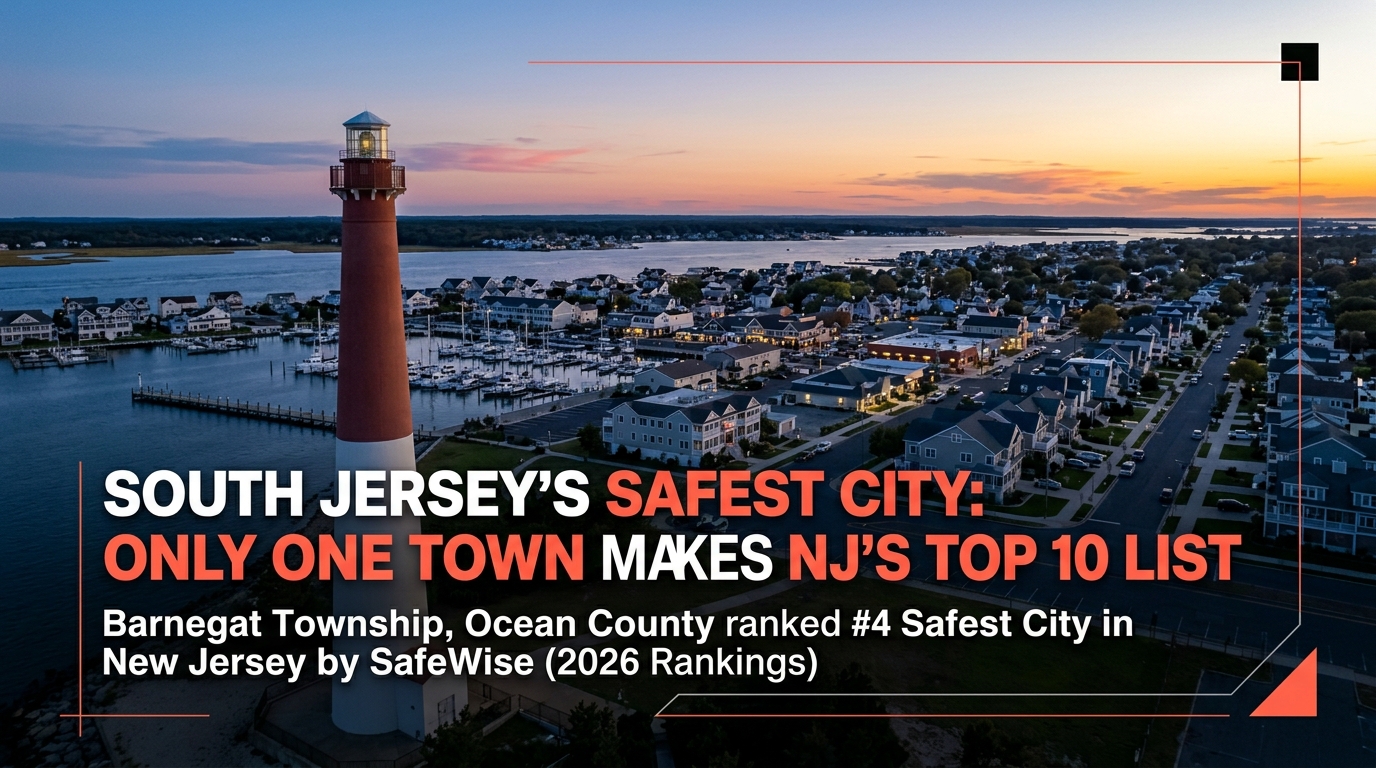 Only One South Jersey Town Made New Jersey’s Safest Cities List