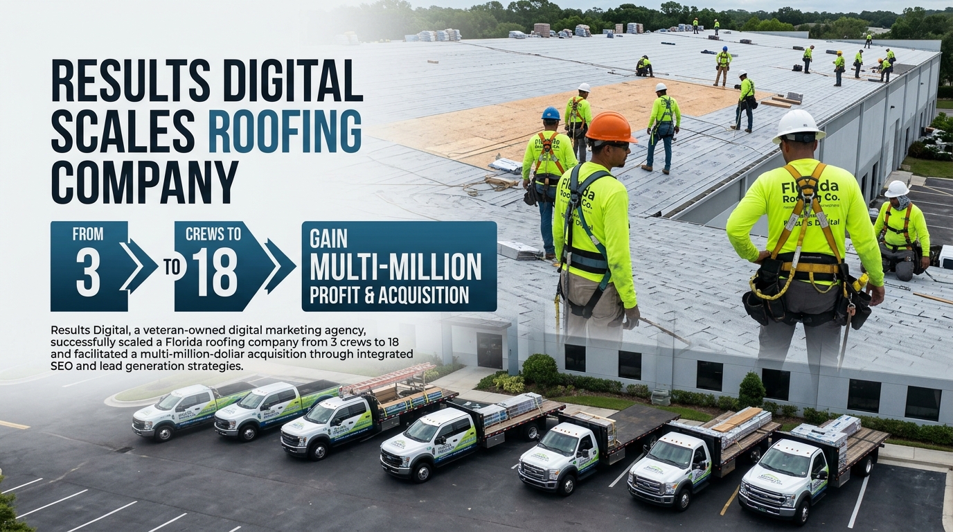 Results Digital Scales Roofing Company from 3 Crews to 18, Gain Multi-Million Profit