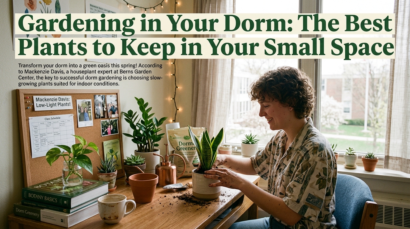 Gardening in Your Dorm: The Best Plants to Keep in Your Small Space