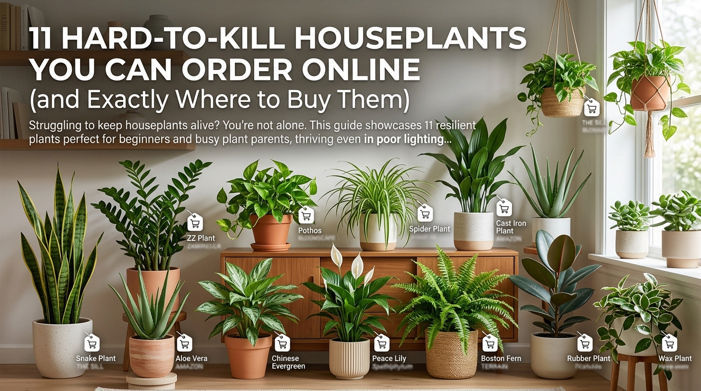 11 Hard-to-Kill Houseplants You Can Order Online (and Exactly Where to Buy Them)