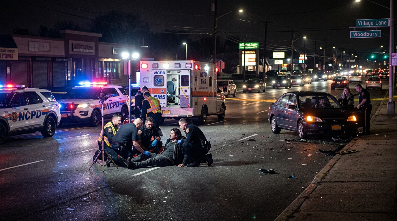 Man Critically Injured After Being Hit By Car In Woodbury