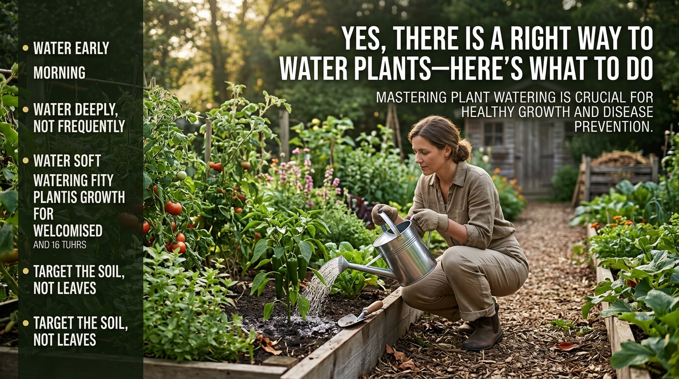 Yes, There Is a Right Way to Water Plants—Here’s What to Do