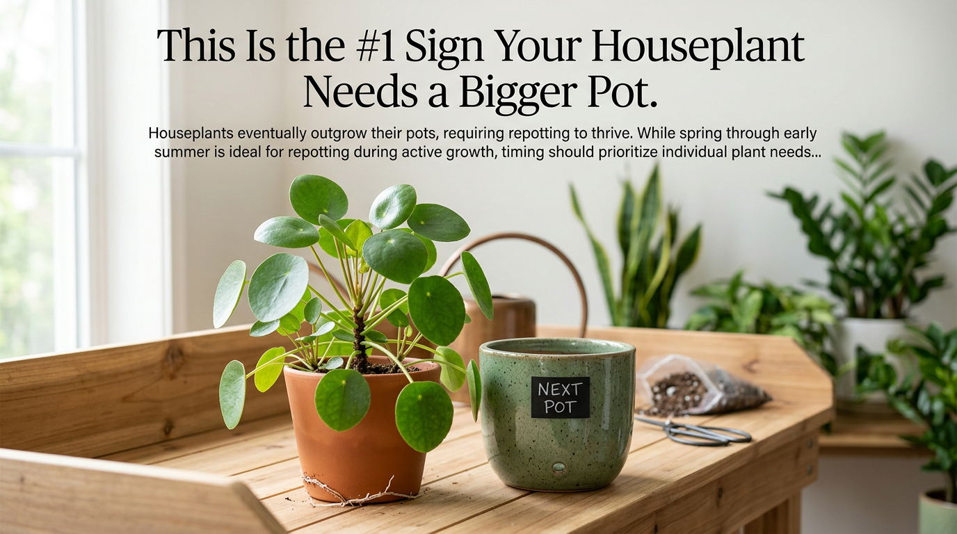 This Is the #1 Sign Your Houseplant Needs a Bigger Pot