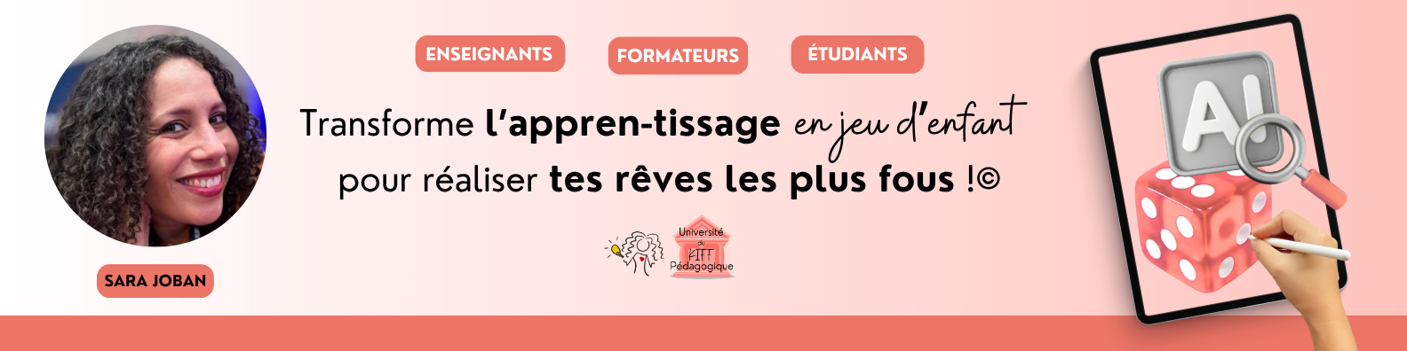 Newsletter header for [🧡 UKP | La minute du Kiff Pédagogique 🧡 ]