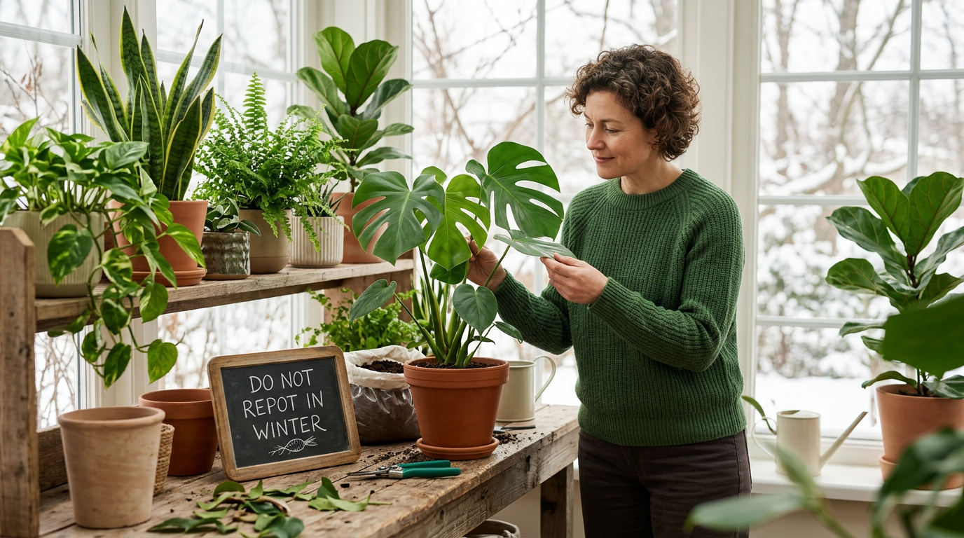 We Asked Pros If You Should Repot Houseplants in WinterâAnd Weâve Been Doing This All Wrong