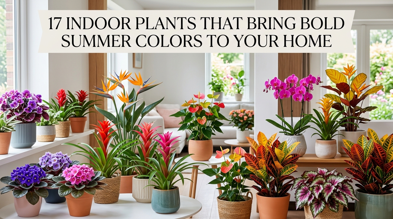 17 Indoor Plants That Bring Bold Summer Colors To Your Home