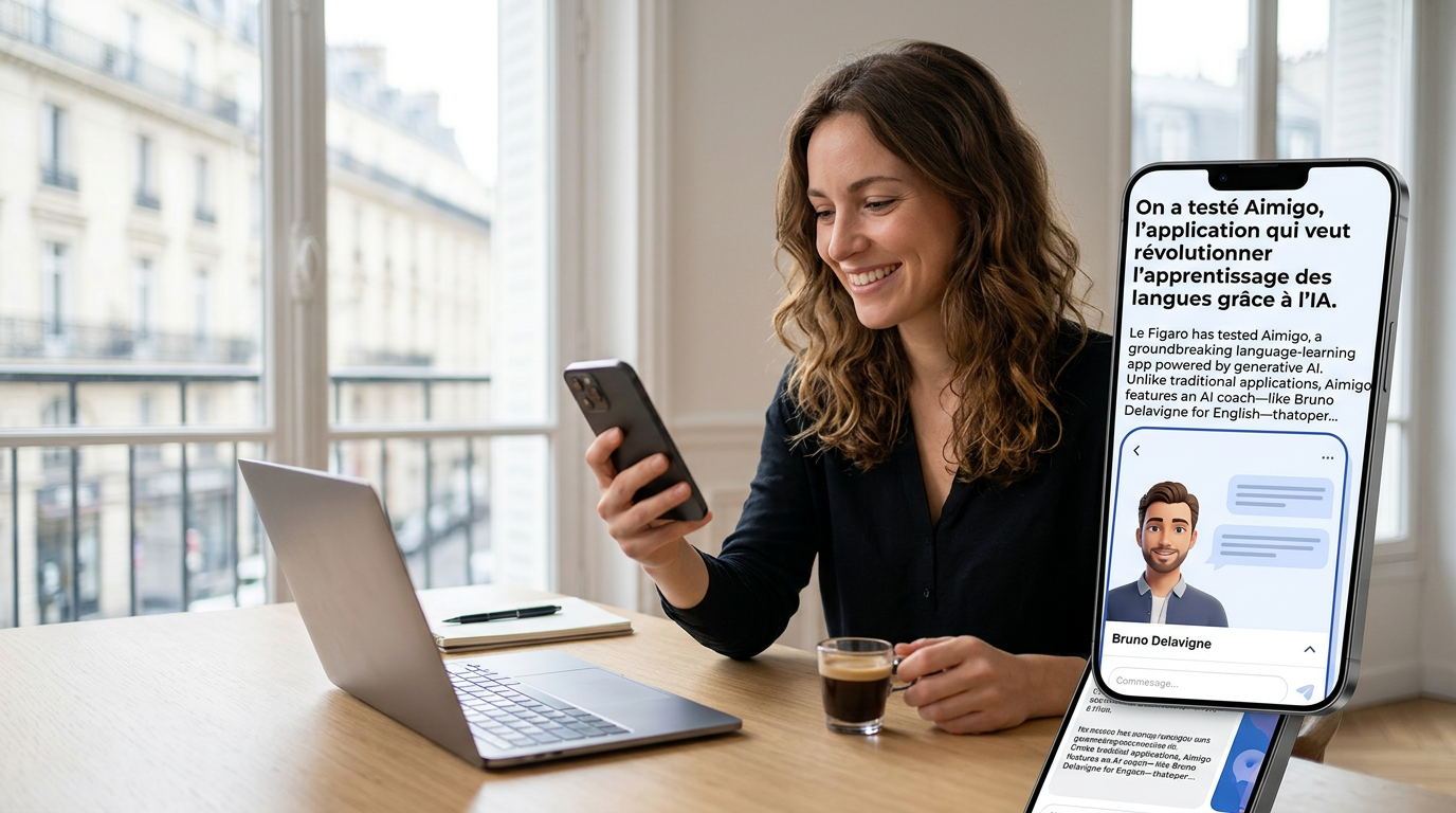 Aimigo language learning app