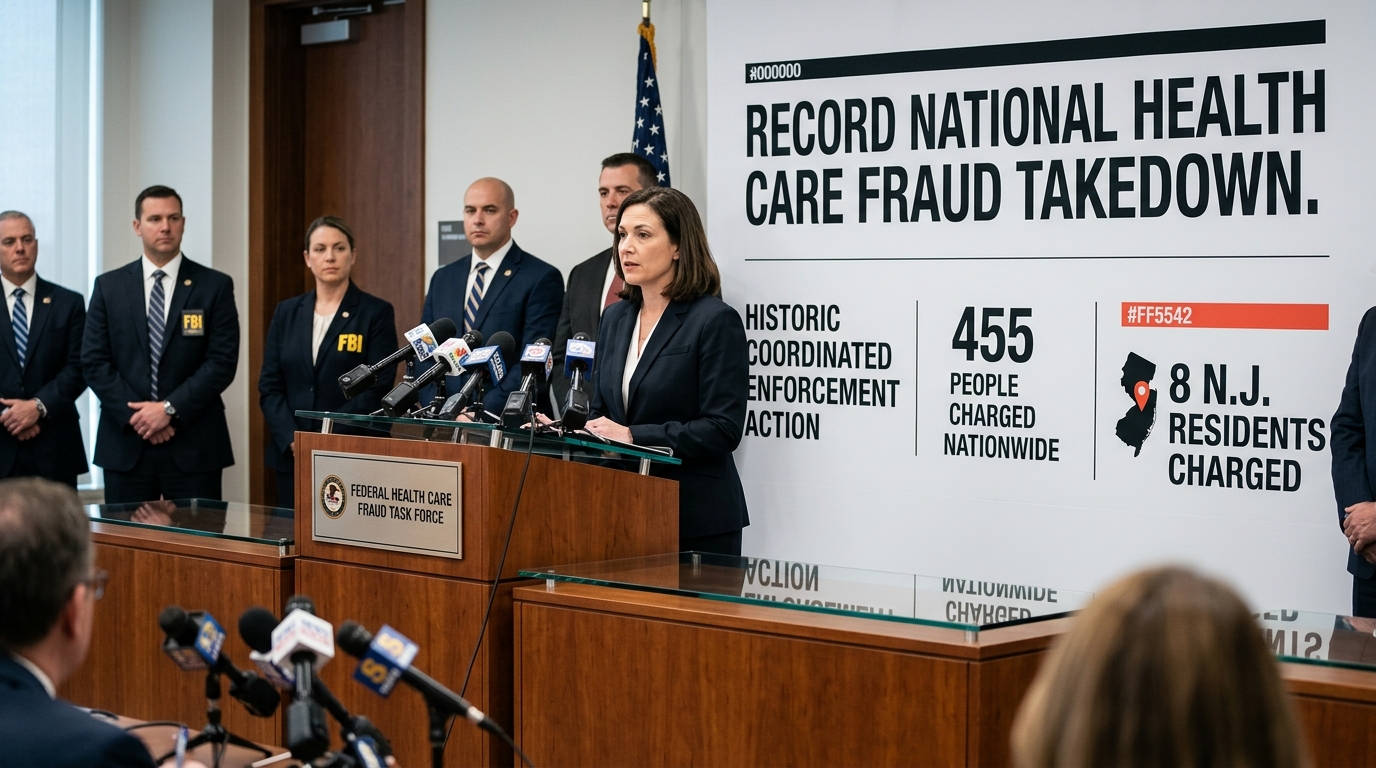 8 N.J. residents charged in record national health care fraud takedown