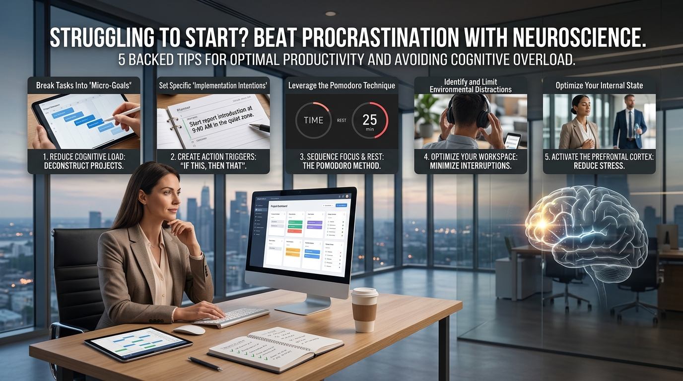 5 neuroscience-backed tips for beating procrastination
