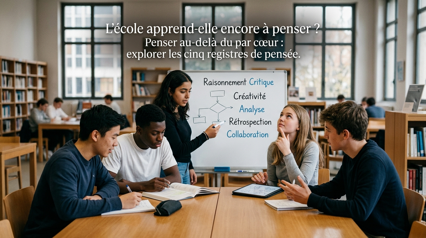 L’école apprend-elle encore à penser ?